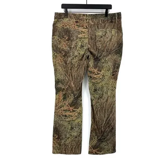 MOSSY OAK Brush Camo Set, T-Shirt and Pants Green Beige Brown 2XL / 14 - Picture 10 of 10